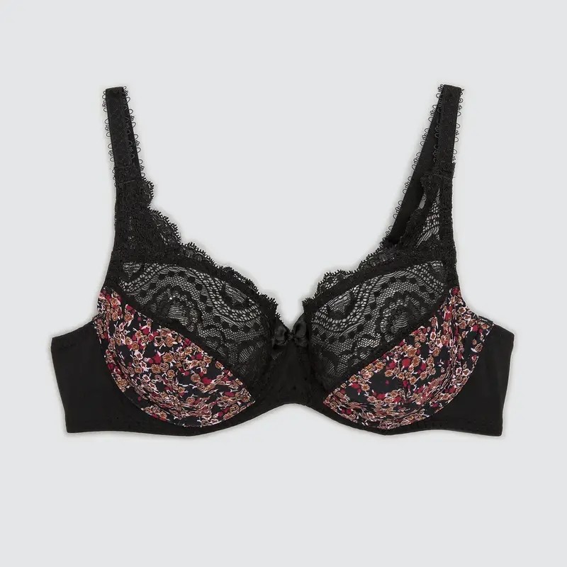 Soutien-gorge Dentelle Playtex Femme - Taille 90D - Couleur Noir - Neuf Avec étiquettes